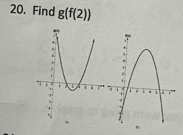 Find g(f(2))