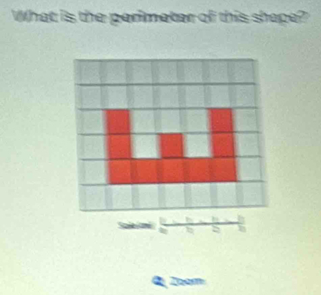 What is the perimeter of this shape? 
Toam