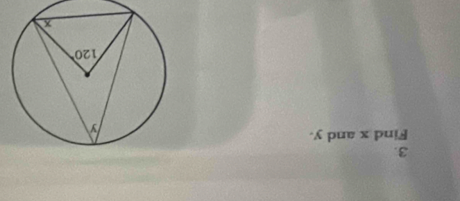 Find x and y.