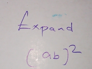 Expand
(ab)^2