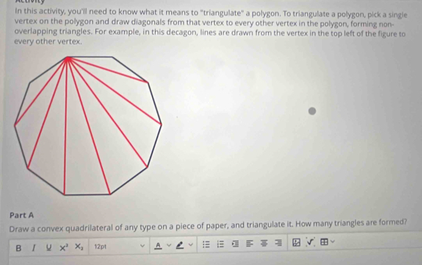 Solved: In this activity, you'll need to know what it means to ...