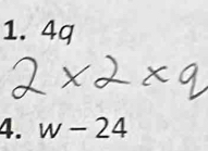 4q
4. w-24