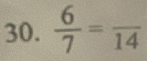  6/7 =frac 14