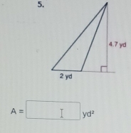 A=□ yd^2