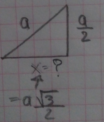 =a sqrt(3)/2 