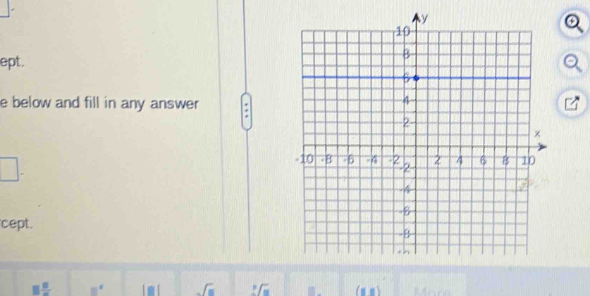 ept. 
e below and fill in any answer + 
cept.