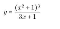 y=frac (x^2+1)^33x+1