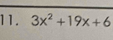 3x^2+19x+6