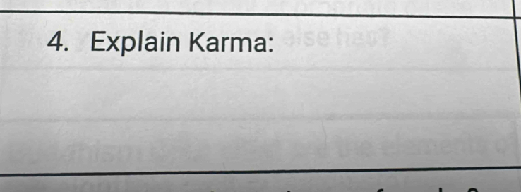 Explain Karma: