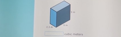 □ cubic meters