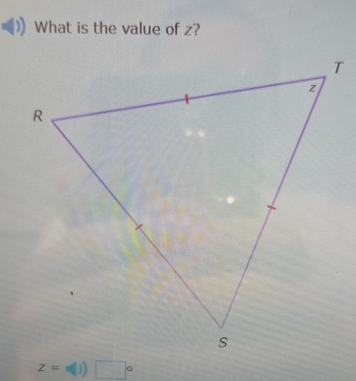 What is the value of z?
z=s(|)) □°