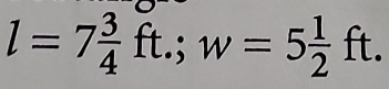 l=7 3/4 ft.; w=5 1/2 ft.