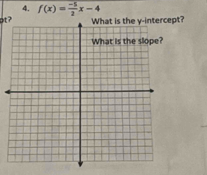 f(x)= (-5)/2 x-4
t?pt?