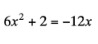 6x^2+2=-12x