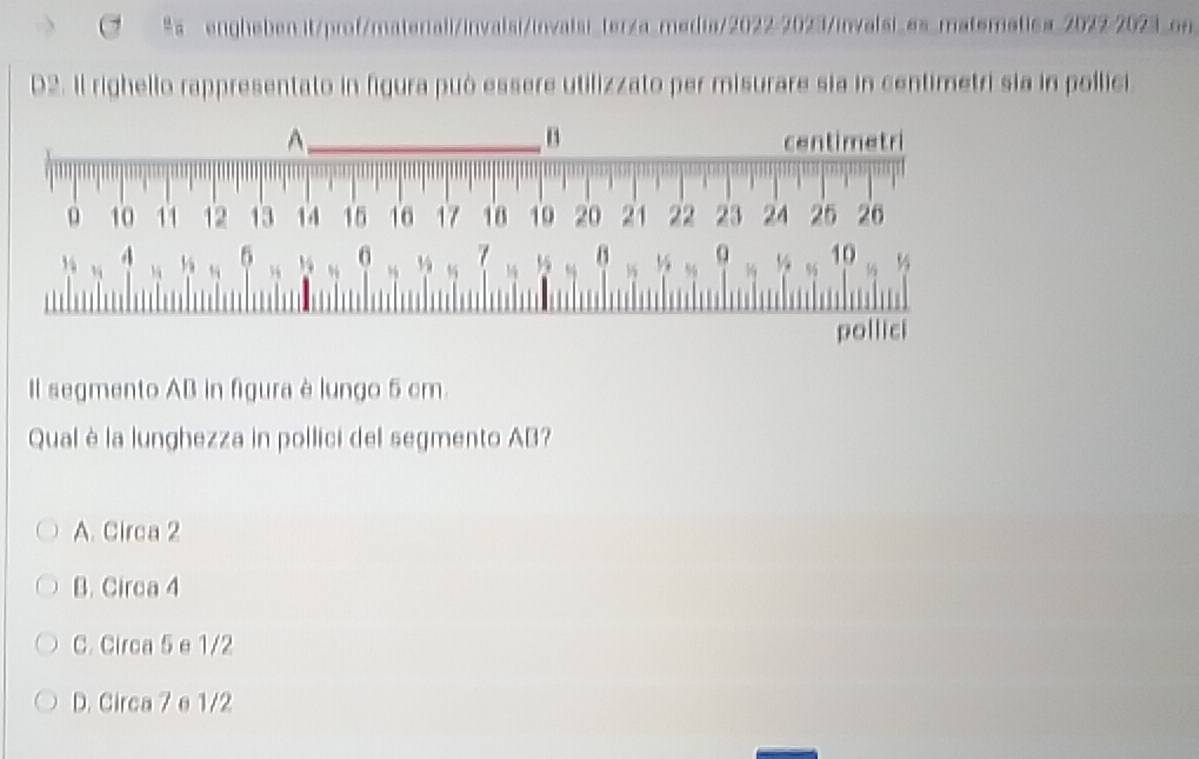 Risolto:8a engheben it/prof/materiali/invalsi/invalsi_terza_media/2022 ...
