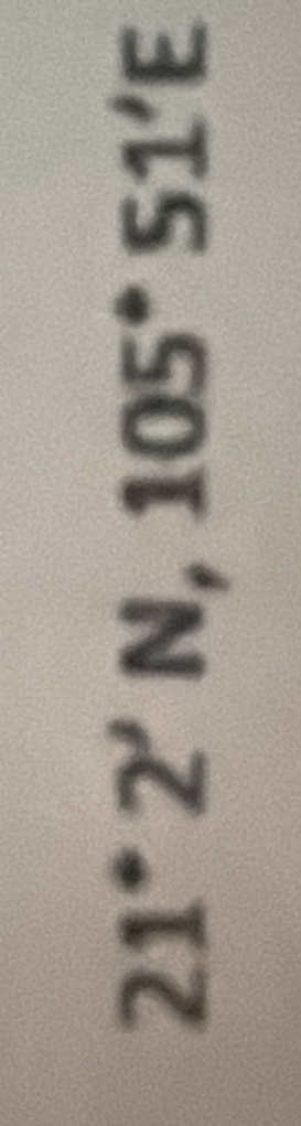 21^*2'N, 105^*51'E