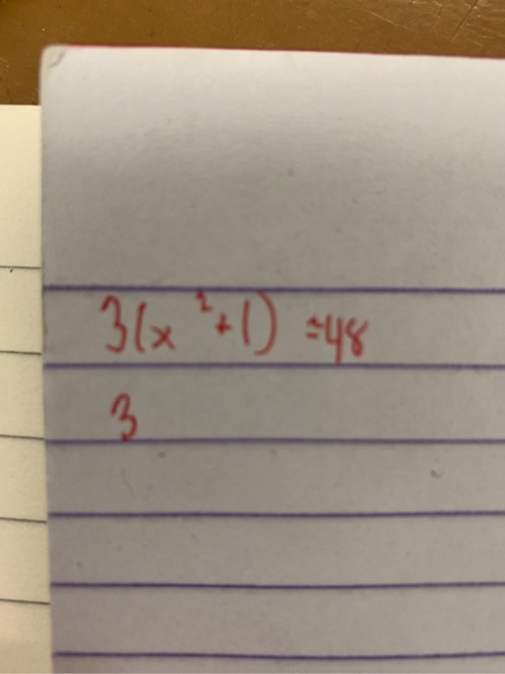 3(x^2+1)=48
3