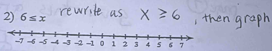 6≤ x