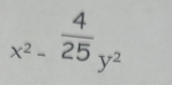 x^(x^2)-frac 25y^2