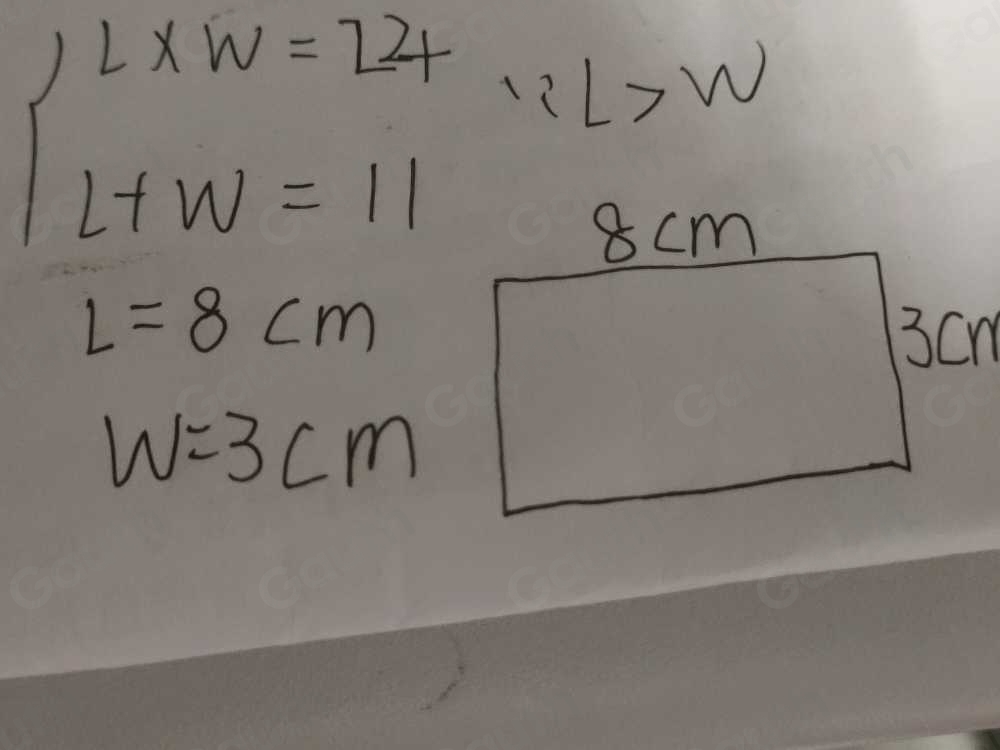 Solved: On the grid below, draw a rectangle with the following: a ...
