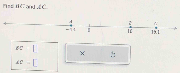 Find BC and AC.
BC=□
×
AC=□