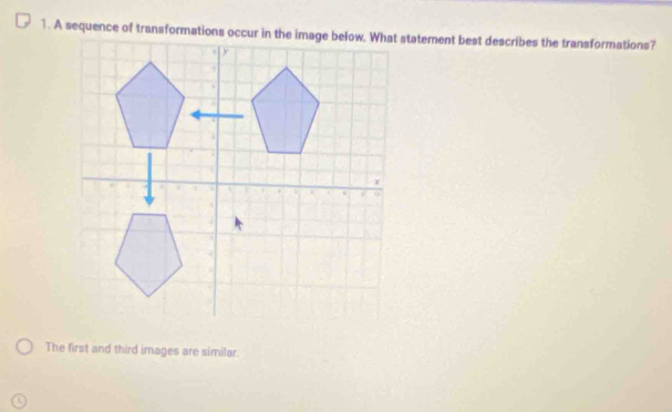 The first and third images are similar.