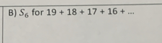 S_6 for 19+18+17+16+...