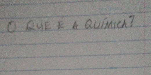 QUE E A QuiMic?