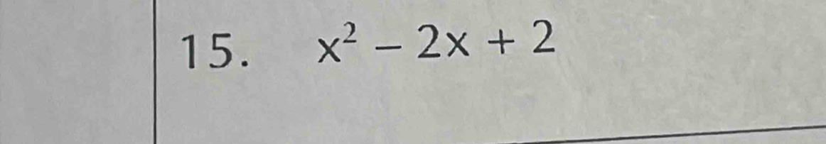 x^2-2x+2