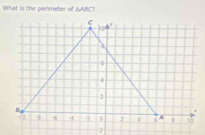 What is the perimeter of △ ABC ?