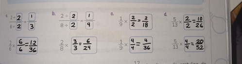  1/9 *  5/13 *
 2/6 x  2/8 *  1/9 *  5/13 *