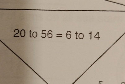 20 to 56=6 to 14