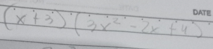 (x+3)(3x^2-2x+4)