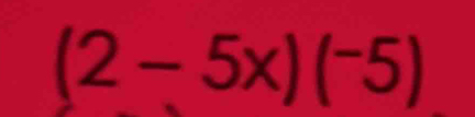 (2-5x)(^-5)