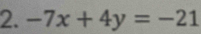 -7x+4y=-21