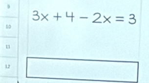 3x+4-2x=3