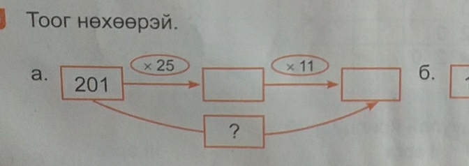 Tooг нθхθθрэй.
* 25
* 11
a. 201
6.
?