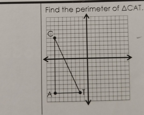 Find the perimeter of △ CAT.