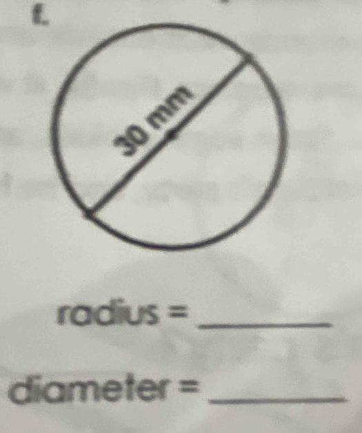 radius= _ 
diamet | a P a an C^- =_ 
B°□ 