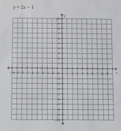 y=2x+1
4