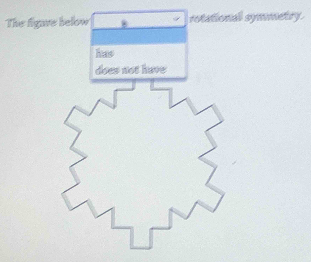 The figave below rotational symmetry.