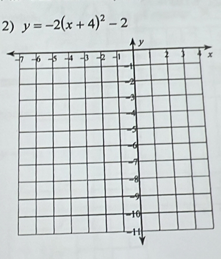 y=-2(x+4)^2-2
x