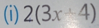 2(3x+4)