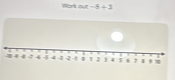 Work out -8/ 3