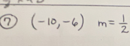 (-10,-6)m= 1/2 