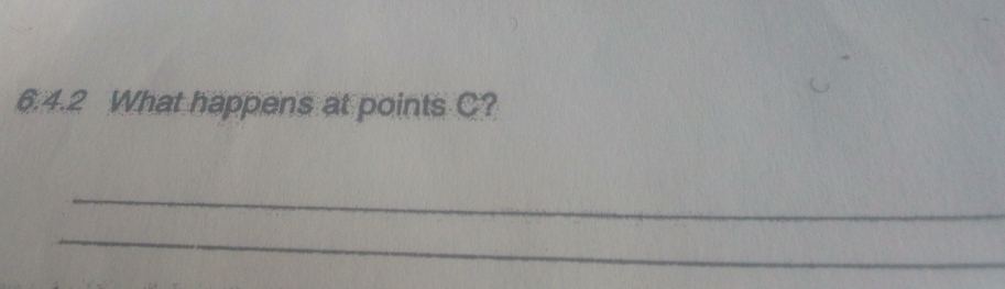 What happens at points C? 
_ 
_