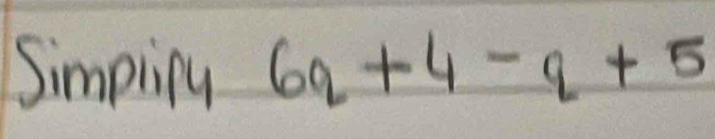 Simpipu 6q+4-q+5