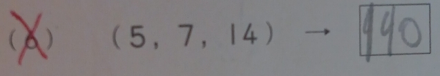 (6) (5,7,14)