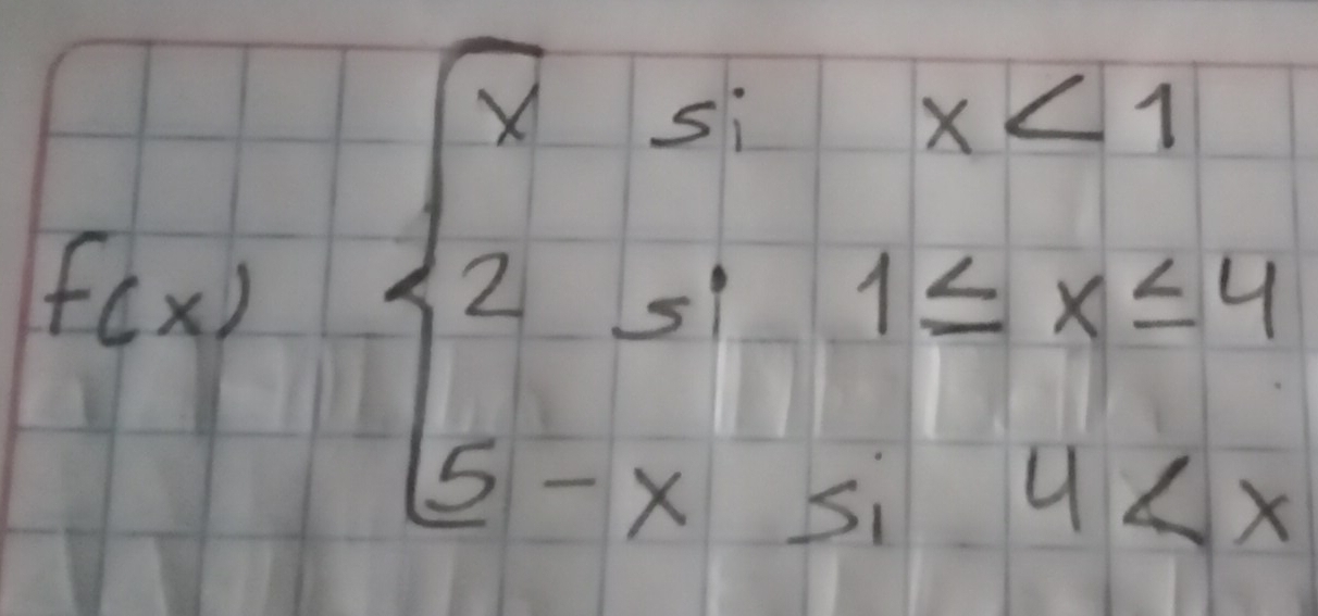 f(x) beginarrayl x≤ x<1 2-x11≤ x≤ 4 5-x-3,4