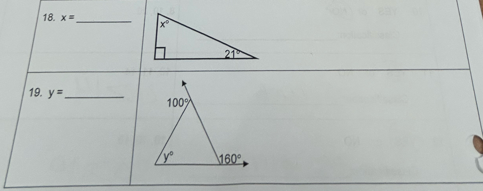 x= _
19. y= _